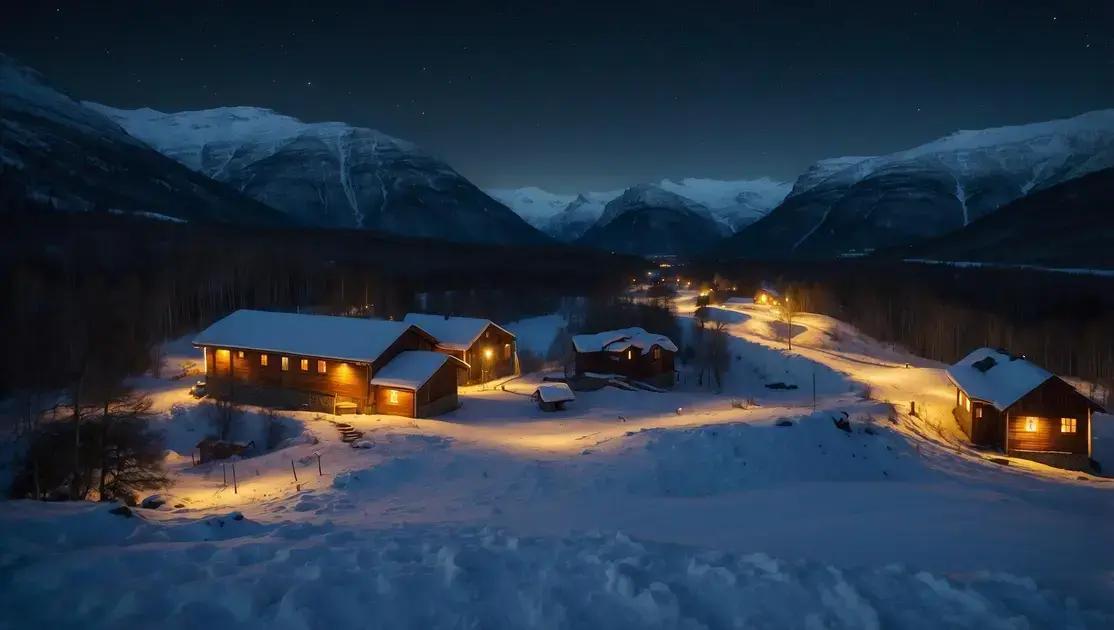 O fenomeno das luzes de Hessdalen