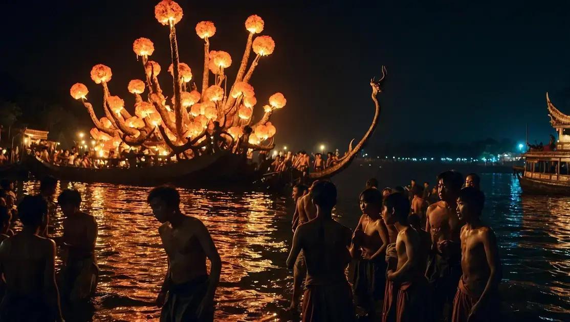 O mistério das bolas de fogo de Naga